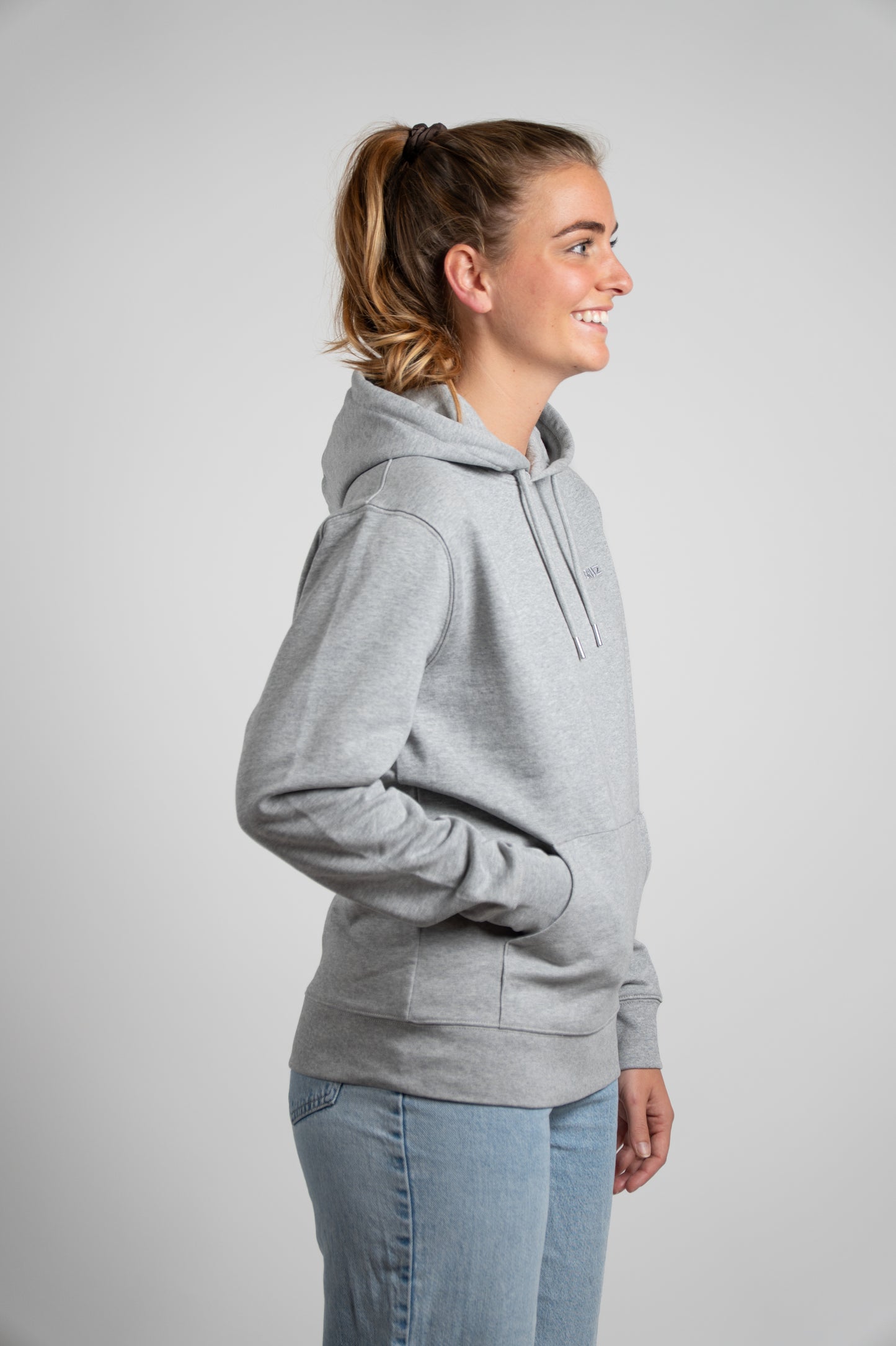 Organic Hoodie Women | Heather Grey