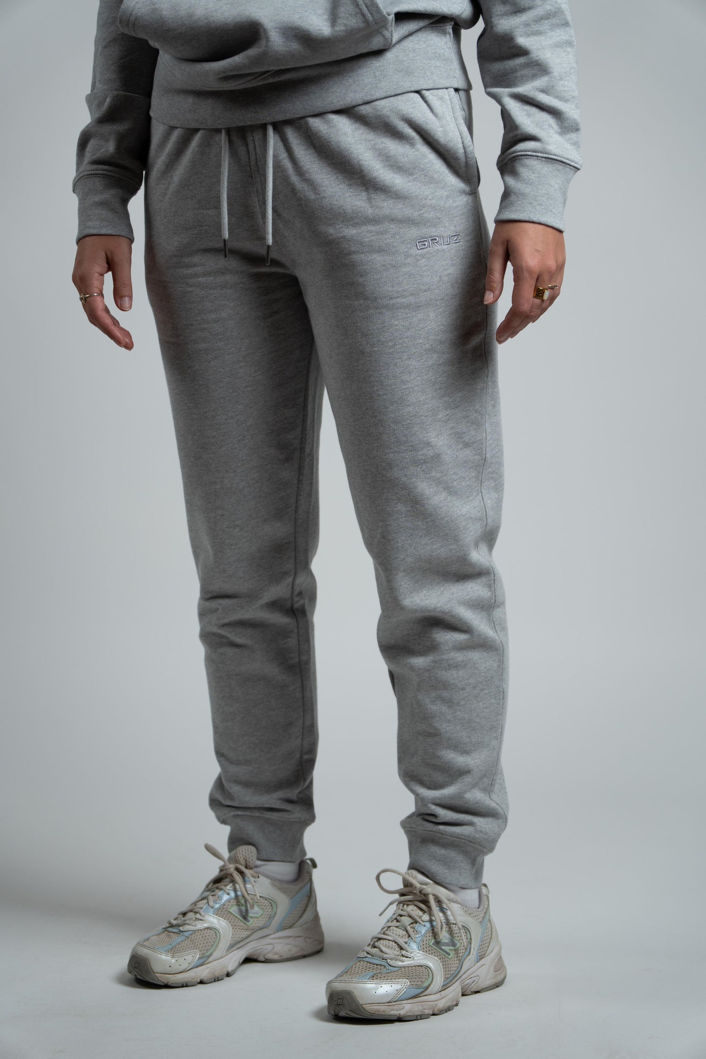 Organic Sweatpants Women | Heather Grey