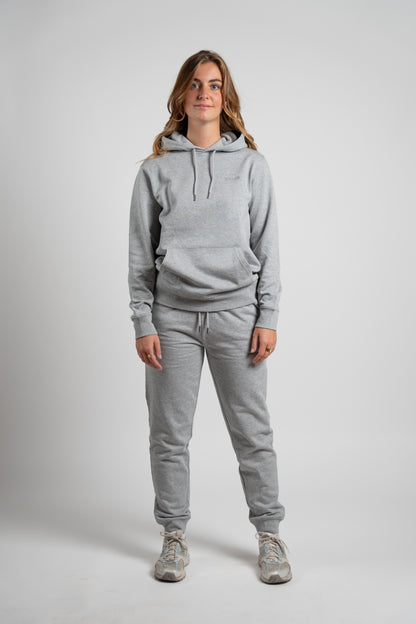 Organic Hoodie Women | Heather Grey