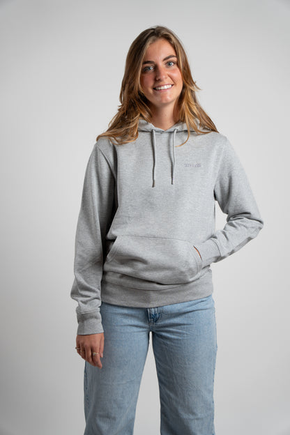 Organic Hoodie Women | Heather Grey