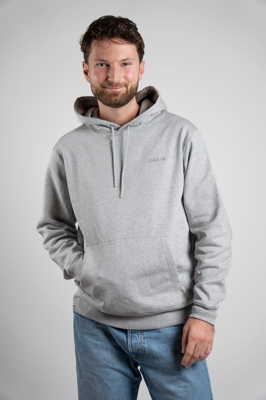 Organic Hoodie Men | Heather Grey