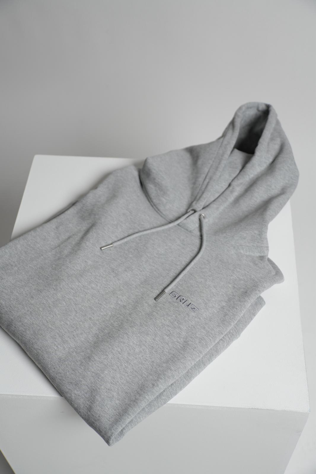 Organic Hoodie Men | Heather Grey 