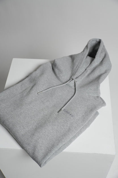 Organic Hoodie Men | Heather Grey 