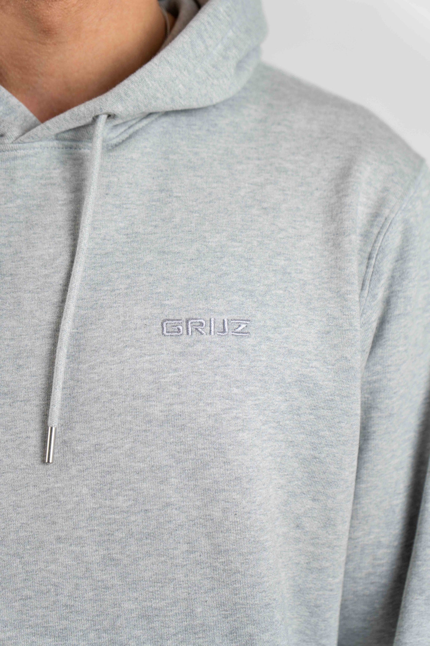 Organic Hoodie Men | Heather Grey