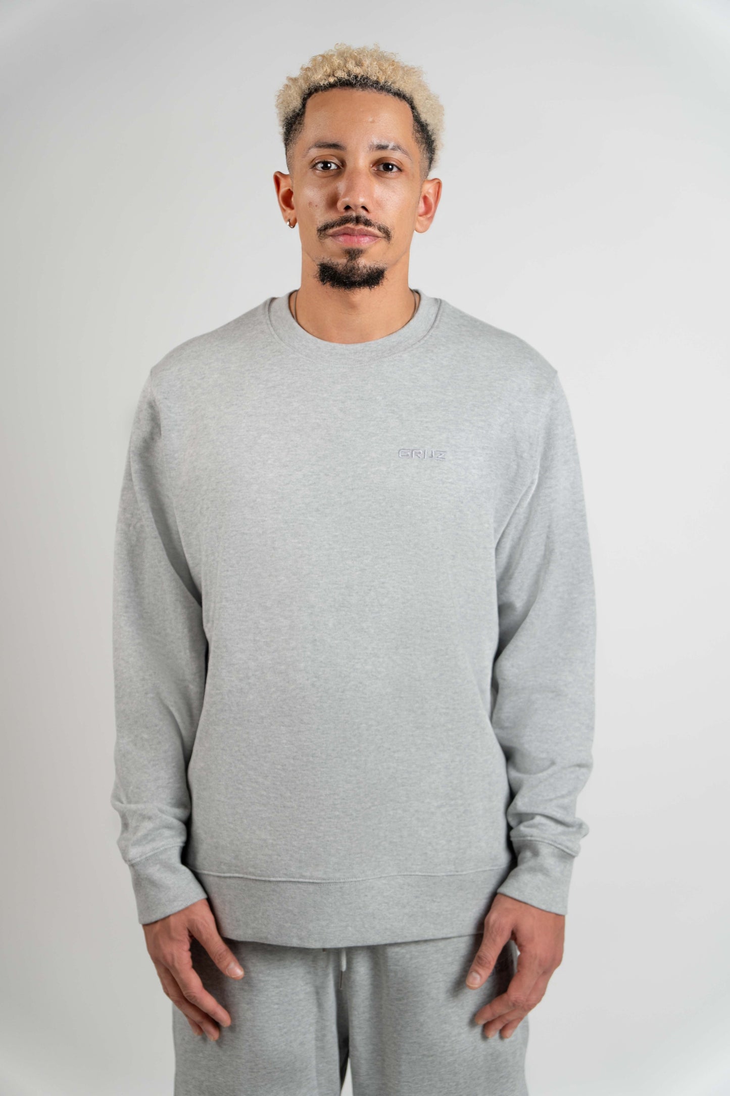 Organic Sweatshirt Men | Heather Grey